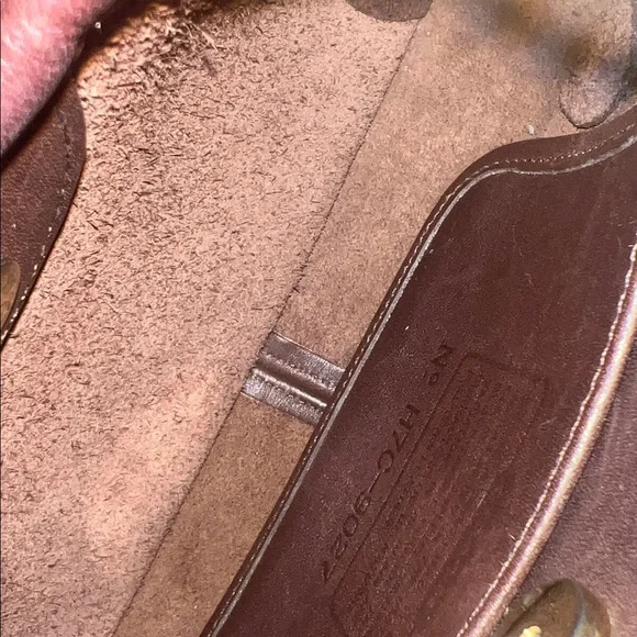 Vintage Coach Mahogany Mini Ergo Leather Handbag - Picture 9 of 10
